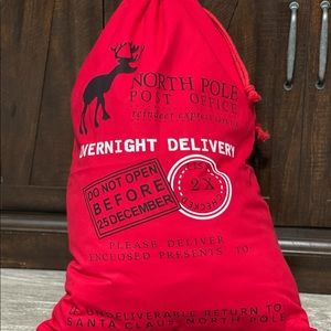 Custom Santa Christmas bags.